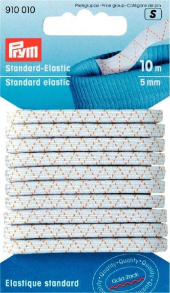 Standard-Elastic 5mm, Weiß, 10m