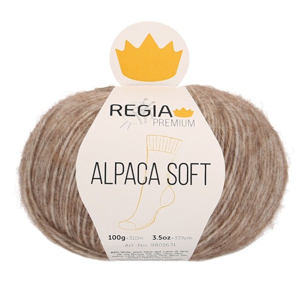 REGIA PREMIUM Alpaca Soft Camel meliert