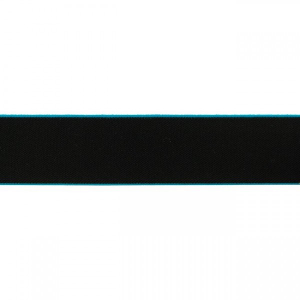 Gummibänder-40mm-farbiger Rand-Aqua
