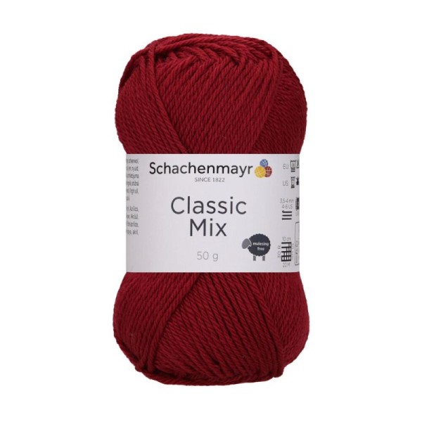 Schachenmayr Classic Mix Burgundy