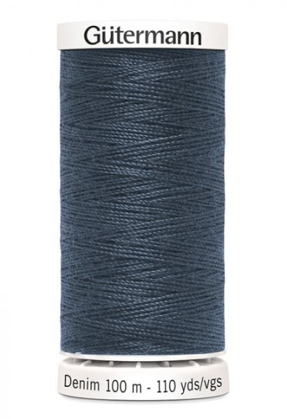 Gütermann Denim 100m Blauton 7635