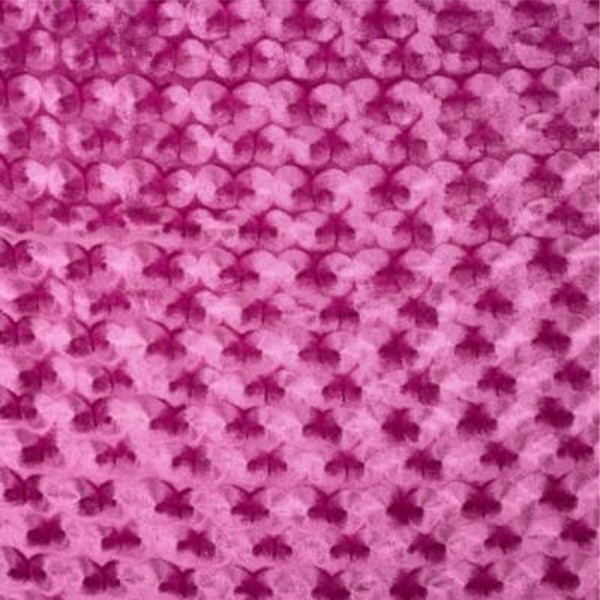 Velour Pannesamt 3D Fuchsia