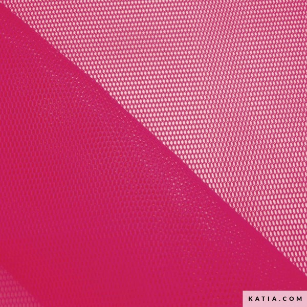 Mesh-Stoff 3D Fuchsia