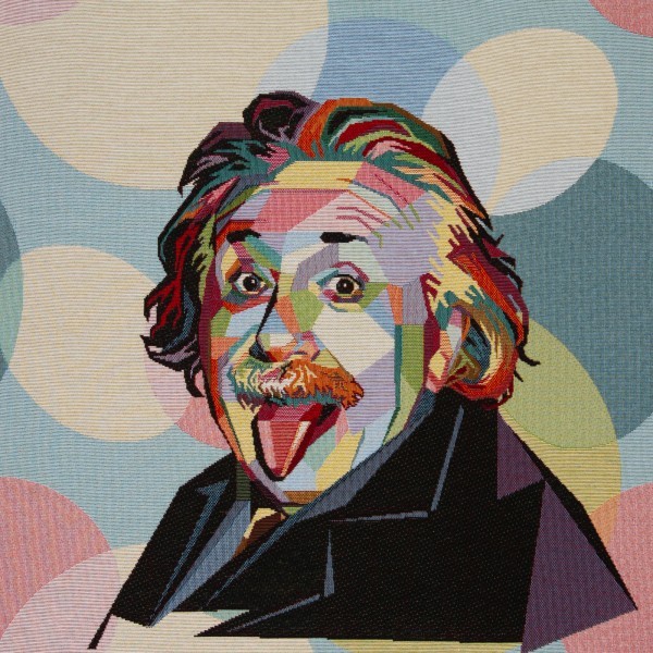 Pillow 47cmX47cm, Gobelin Albert Einstein