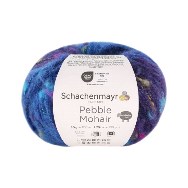 Schachenmayr Pepple Mohair Blue Zone Color