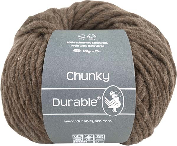 Durable Chunky Dark Brown