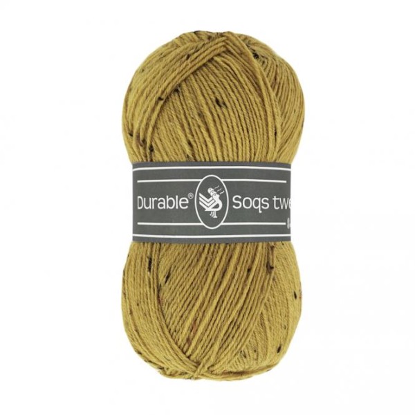 Durable Soqs Tweed Golden Olive